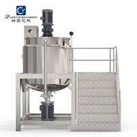 Mélangeur 500L pour la fabrication de shampoing, homogénéisateur de détergent liquide, cuve de mélange, mélangeur de liquides de lavage