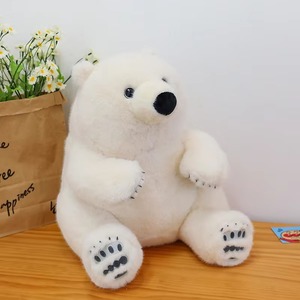 Sitting Polar <b>Bear</b> Doll Plush Simulation Series Panda Polar <b>Bear</b> Pillow <b>Cute</b> <b>Bear</b> Plush Doll Holiday Birthday Gift for Children - Product Image 2