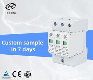 Protector Contra Sobretensiones LeiHao DC SPD Personalizado, 275V 30kA 60kA 2P 3P 4P T2, Dispositivo de Protección Contra Sobretensiones de CA para Sistema Solar - Product Image 1