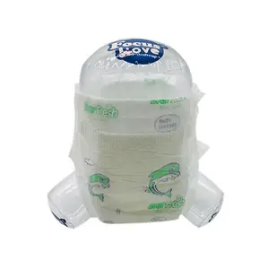 2024 Top selling good quality wholesale disposable baby diapers cheap price baby diaper fluff pulp baby nappy with SAP