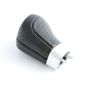 Mango de palanca de marchas de cuero perforado para coche, 5 velocidades, para <span class=keywords><strong>BMW</strong></span> E90 3 1 E87 FXBMW-44 - Product Image 5