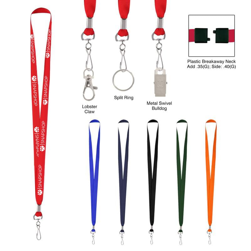 Custom Satin & Nylon Lanyard for Automotive & Insurance End Users
