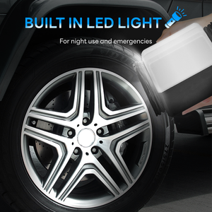 Richrek DC12V Indicador digital Inflador de neumáticos 80PSI Inflado rápido Luz DE EMERGENCIA Cierre automático Indicador de potencia ABS portátil 4 LED CE - Product Image 4