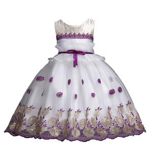 1025 new arrival kids wear children Girls spring summer boutique clothing Holy communion dress - Product Image 2