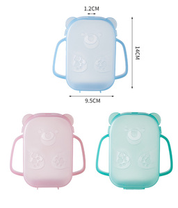 Dispensador de Puré de Frutas para Bebés, Diseño de Osito, Anti-Apretón, con Asa, para Alimentación <span class=keywords><strong>Complementaria</strong></span> - Product Image 6