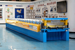 Máy làm mái ngói tự động có mục đích đặc biệt cao độ cao với cắt thủy lực và men màu - Product Image 2