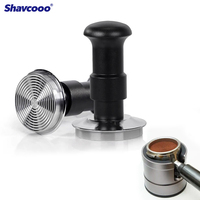 Shavcooo Tamper à expresso 58 mm Premium, calibré, avec ressort de 30 lb, en acier inoxydable, pour barista et accessoires de café à domicile
