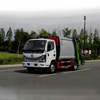 Camion compacteur de déchets de 6 m³ Dongfeng Duolika |   Système hydraulique |   Camion de collecte des déchets municipaux et industriels