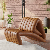 Fauteuil de salon moderne et paresseux pour petit appartement Salon Fauteuil design simple