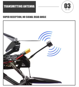 7-дюймовый FPV гоночный Дрон Профессиональный ДАЛЬНОБОЙНЫЙ БПЛА аналоговый видео передача BNF PNP RTF дистанционная защита безопасности - Product Image 6
