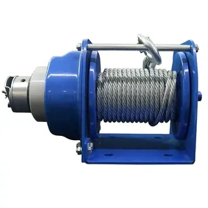 Guincho manual com cabo resistente/guincho de 3 toneladas para reboque de barco com freio de travamento automático