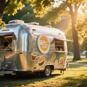 Chariot de restauration rapide pour hot-dogs et café 2025, chariots mobiles, remorques, USA, entièrement équipé, camion de nourriture personnalisé - Product Image 4