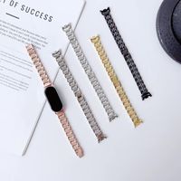 Bracelet en acier inoxydable pour Xiaomi Mi Band 10/9/8, compatible avec les bracelets Miband 9, Xiaomi 8/9/10, Correas pour Xiaomi MiBand 10