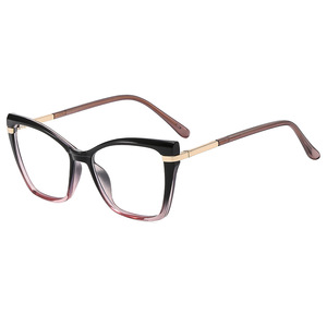 Cat Eye <b>Eyeglasses</b> <b>Frames</b> Full Rim Anti Blue Light Photochromic Unisex Retro Lightweight 2024 - Product Image 2