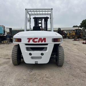 <b>Used</b> TCM FD70Z8 Forklifts with side-forks 7T capacity cylinder high lifting diesel engine Japan original for sale - Product Image 1
