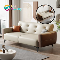 Canapé-lit inclinable moderne en tissu AntNovelty avec design pliable pour salon, chambre et utilisation en extérieur