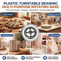 Mécanisme Lazy Susan ODM à profil bas, plateau tournant galvanisé de 6 pouces pour base de table basse
