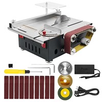 Scie à banc coulissante multifonction mini, micro-scie électrique pour couper le bois, le cuivre et l'aluminium