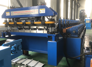 เครื่องขึ้นรูปแผ่นหลังคา <span class=keywords><strong>AG</strong></span> เครื่องรีดขึ้นรูปสำหรับแผ่นหลังคาโลหะ สายการผลิตอัตโนมัติ - Product Image 2