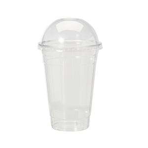 Custom Logo Disposasble 12oz 14oz 16oz 18oz 20oz 24oz Clear Matcha Latte Ice Coffee Takeaway PET <b>Plastic</b> <b>Cups</b> With Lids - Product Image 4