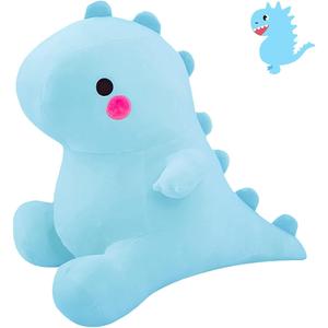 Dinosaurio de algodón súper suave de alta calidad, lindo juguete de peluche corto para aliviar el estrés, edredón para ocasiones de cumpleaños - Product Image 3