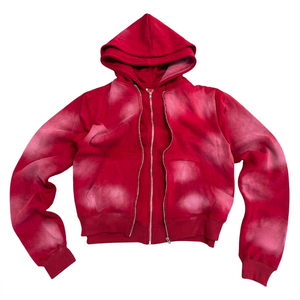 Sweat-shirt à capuche pour homme en coton 100% tie-dye, lourd et vintage, personnalisable - Product Image 1