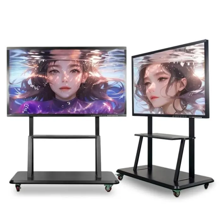 Lavagna interattiva da 98 pollici a schermo piatto 4K LCD smartboard display touch screen elettronico per la scuola