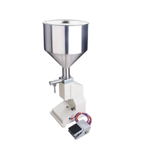 Nouvelle petite machine de remplissage semi-automatique manuelle pour jus, parfum, crème glacée, huile, en acier inoxydable, certifiée CE, garantie 1 an, pour sachets et fûts