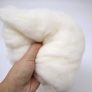 Fibra de bateo de algodón de lujo de 800g, Blanco Natural para relleno de almohada, tapicería, sofá, muñecas, artesanías, relleno de animales de peluche - Product Image 5