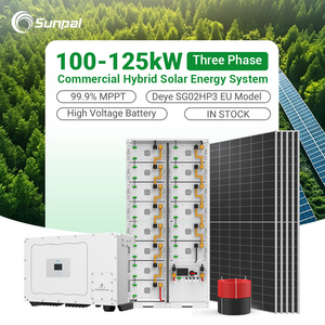Sistema de Energía Solar Todo en Uno <span class=keywords><strong>Deye</strong></span> de 100 <span class=keywords><strong>Kw</strong></span>, 120 <span class=keywords><strong>Kw</strong></span>, 125 <span class=keywords><strong>Kw</strong></span>, Kit de Sistema Solar <span class=keywords><strong>Híbrido</strong></span> Fuera de la Red - Product Image 1