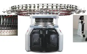 Kaburga örgü transfer elektronik jakar yuvarlak örgü makinesi