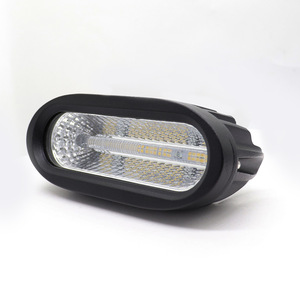 QIDEWIN 6-Inch <b>LED</b> <b>Work</b> <b>Light</b> Dual Color Spot <b>Light</b> For Off-Road Vehicle Roof Mount - Product Image 3