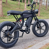 Vélo Électrique Hybride à Pneus Larges de 26 Pouces, Double Moteur, 48V, 22.4AH, 2000W, Batterie au Lithium