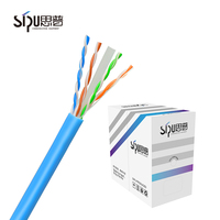Câble Ethernet SIPU 2026 en cuivre pur CAT6 305M blindé UTP FTP SFTP pour communication réseau LAN