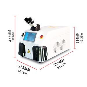 Máquina de Soldadura Láser YAG Portátil de 145W, Tipo Gabinete Cerrado, Refrigerada por Agua, Modo Pulsado, <span class=keywords><strong>para</strong></span> Reparación y Soldadura de Joyería - Product Image 2