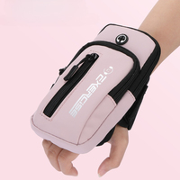Sac de poignet multifonction en coton Haissky pour iPhone 17/16/15/14 Pro Max Air Plus avec fermeture éclair pour course à pied, cyclisme et fitness en extérieur