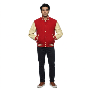 เสื้อแจ็กเก็ตทีมเบสบอลสำหรับผู้ชายทรงสลิมฟิตสำหรับฤดูหนาว - Product Image 1