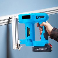Pistolet à clous à gaz sans fil au lithium pour la maison Pistolet à clous droit non collé Pistolet à clous pour la décoration du bois