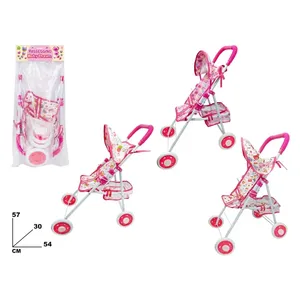 Poussette Baby Dream 54x30x57 Cm rose, jouet pour poupées - Product Image 1