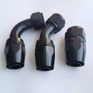 AN4 AN6 AN8 AN10 AN12 AN16 AN20 السيارة 90 درجة سبائك الألومنيوم مبرد الزيت قطب خط وقود الغاز خرطوم أنبوب نهاية Fittin - Product Image 5