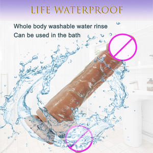 Mainan dewasa Dildo silikon besar dengan <span class=keywords><strong>vibrator</strong></span> isi ulang realistis dan <span class=keywords><strong>Penis</strong></span> fleksibel dapat ditekuk untuk wanita dan wanita - Product Image 4