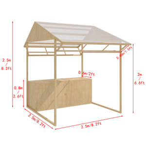 Cabinas Metálicas <span class=keywords><strong>para</strong></span> Ferias Comerciales, Fáciles de Desmontar y Montar, Puesto de Venta, Carpa <span class=keywords><strong>para</strong></span> Exteriores, Expositor de Ropa - Product Image 2