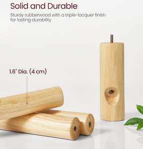 <span class=keywords><strong>Perchero</strong></span> de pie de madera maciza al por mayor con 8 ganchos <span class=keywords><strong>para</strong></span> recibidor, pasillo, o como expositor de ropa - Product Image 6