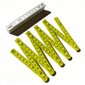 Cinta Métrica Plegable de 1 Metro, Regla de Plástico de 10 Pliegues con Fibra de Vidrio Reforzada y Escala Impresa para Mediciones Precisas - Product Image 1