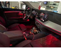 Pour BMW 8/9/11 Couleurs Lumière Ambiante Décorative de Voiture Bande LED pour F20 F10 F34 F36 E46 E90 E71 G30 X1 X5 X3 Accessoires de Tuning Auto