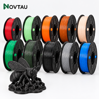 Filament d'imprimante FDM Novtau PETG 1,75 mm, rouleau de 1 kg, matière plastique pour impression 3D pour imprimantes de bureau, pour modèles créatifs