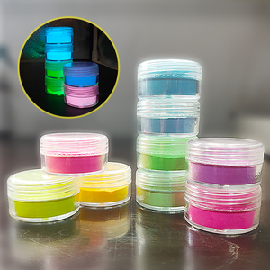 100g/Jar tác dụng lâu dài bột dạ quang cho nhựa phát sáng trong sắc tố tối cho thủ công mỹ nghệ Sơn Tự làm - Product Image 2