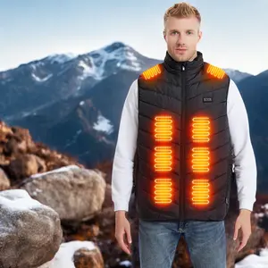 In Stock leggero riscaldamento ricaricabile gilet USB elettrico corpo più caldo vestiti per gli uomini