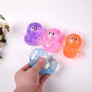 NOUVEAU Jouet Balle à Presser Lapin à Paillettes en Maltose - Jouet Sensoriel Extensible Doux Anti-Stress pour Enfants et Adultes, Idéal pour Cadeau Promotionnel, Vente en Gros, ASMR - Product Image 3