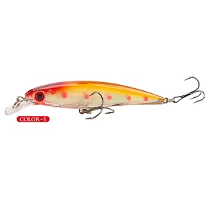 Leurre Minnow Personnalisé avec Corps en ABS, Hameçons Triples et Yeux 3D Réalistes Imprimés pour la Pêche au Bar et aux Poissons d'<span class=keywords><strong>Eau</strong></span> Douce - Product Image 5